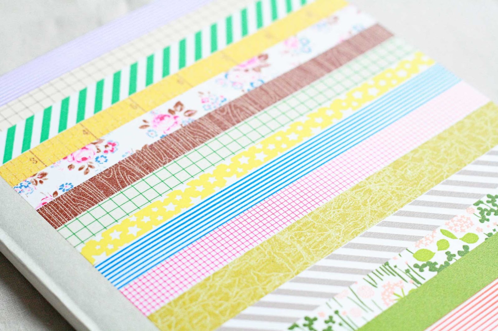 The Creative Place: DIY :: Lovely Washi Tape Notebook