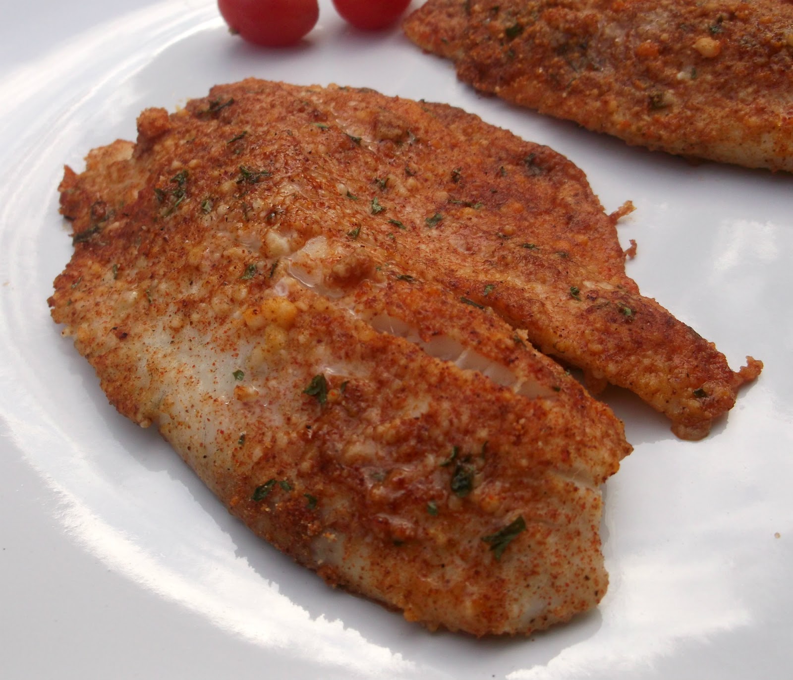 Parmesan Crusted Tilapia Fillets Words of Deliciousness