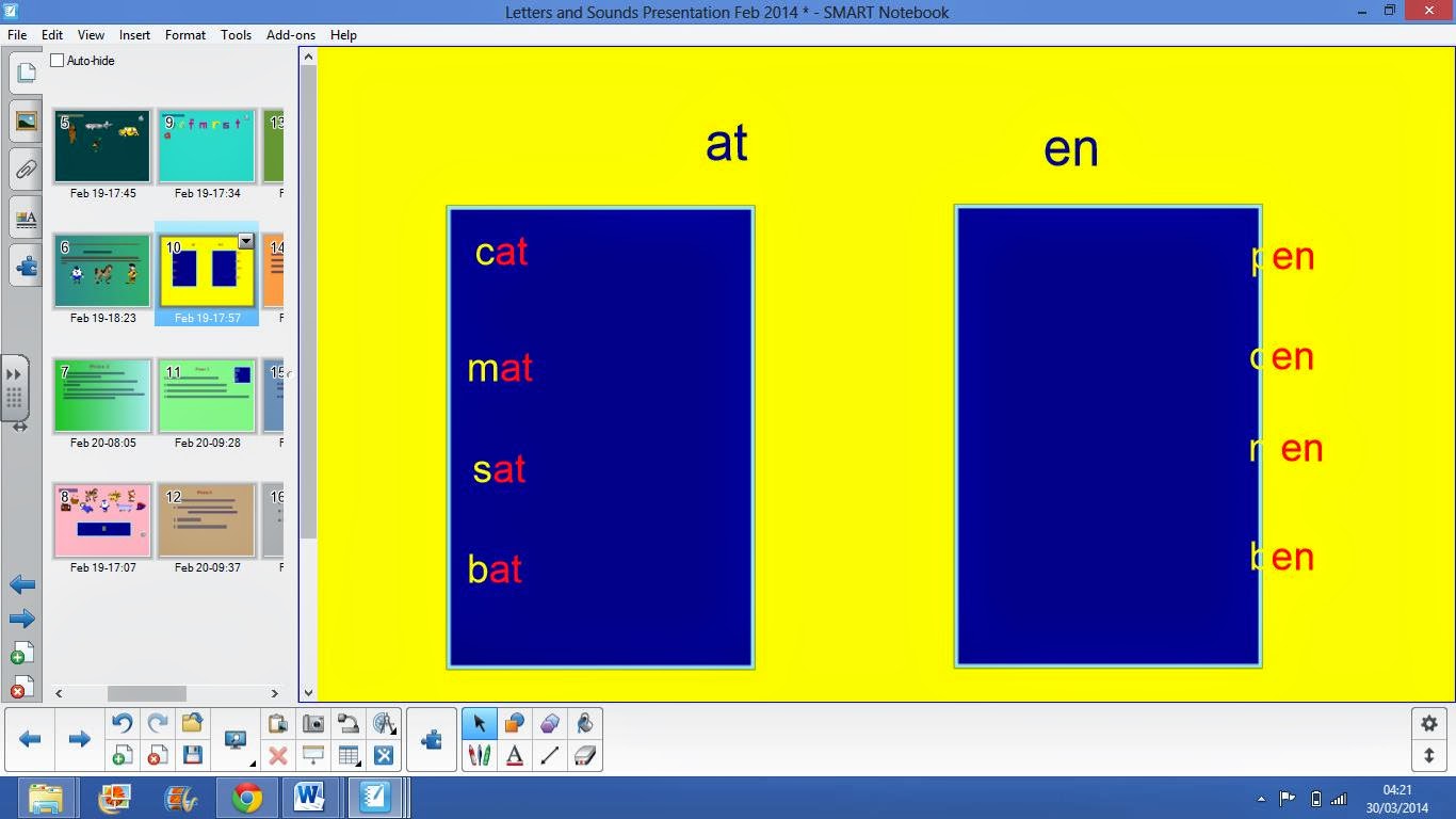 Deenah Week 4 Interactive Whiteboard and Phonics