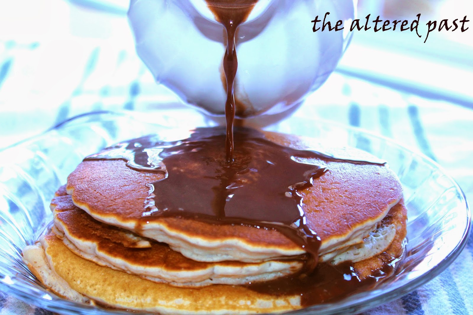 Spain Hill Farm National Pancake Day I Added the Chocolate Syrup!