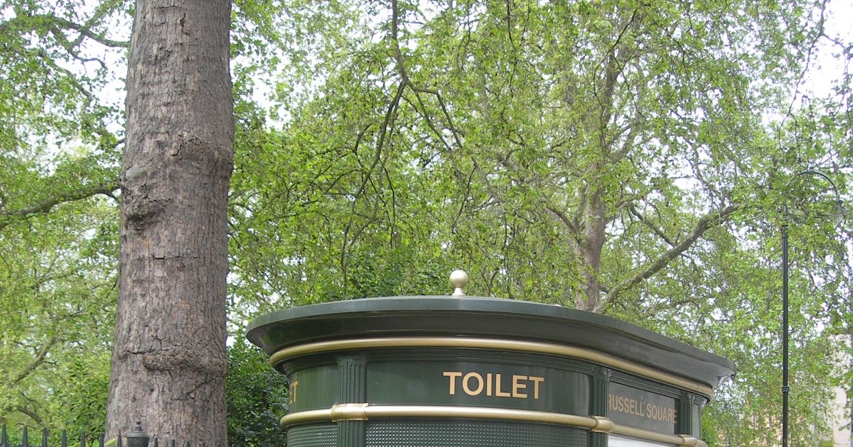 Flush London toilet