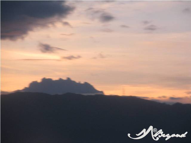 Mt Kinabalu as seen from Kota Kinabalu proper