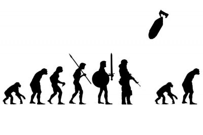 La evolución del hombre  Evolving-evolution+guerra