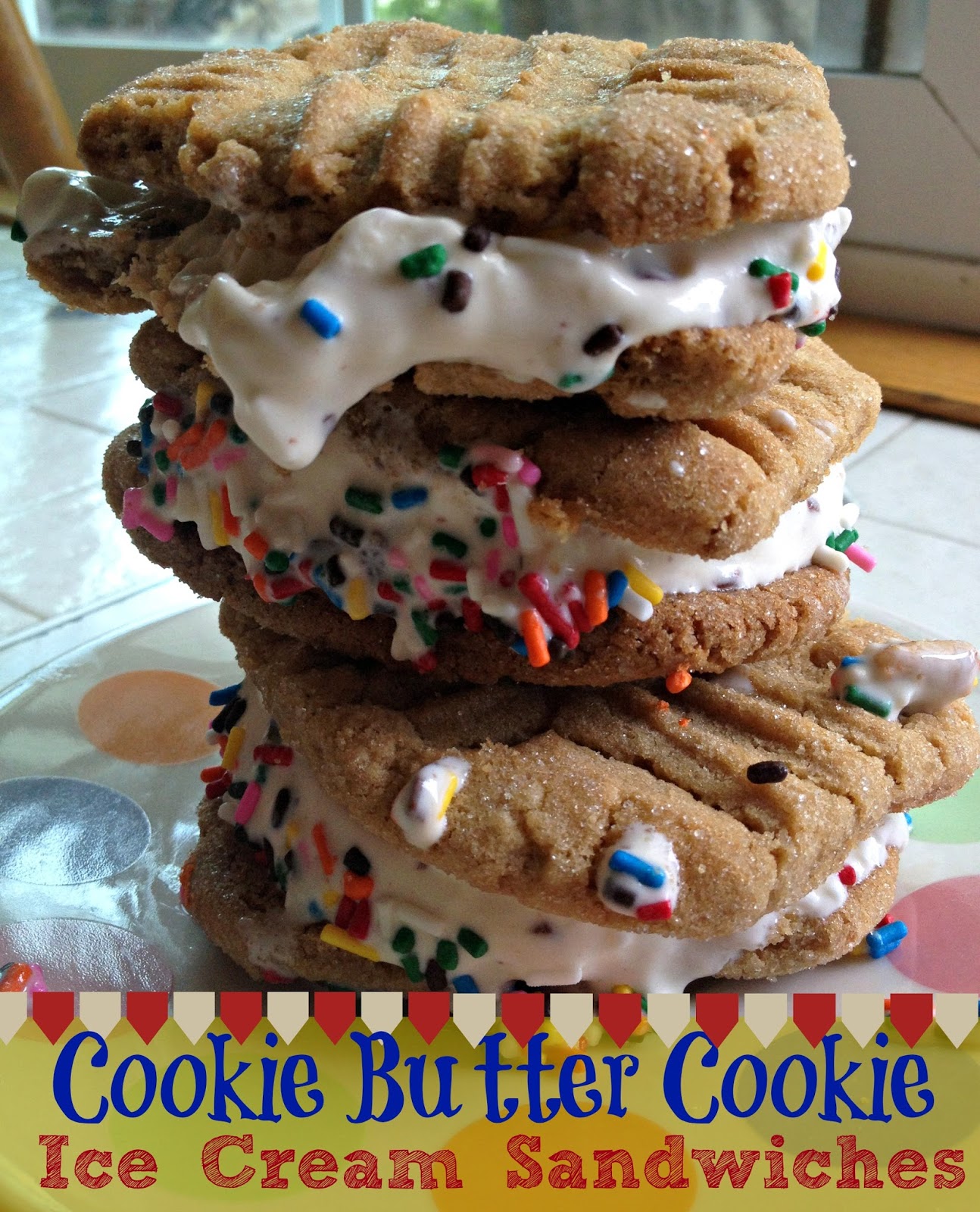 Frugal Foodie Mama Cookie Butter Cookie Ice Cream Sandwiches {Guest
