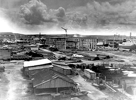 Расширение Керченского морского рыбного порта. 1964 год