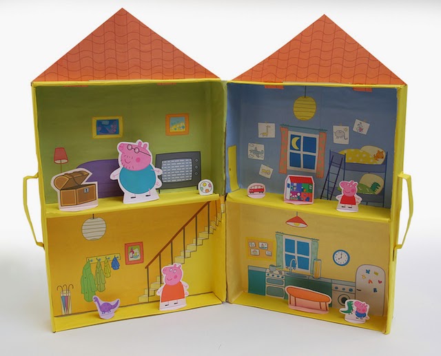 Casa Peppa Pig em papelão II