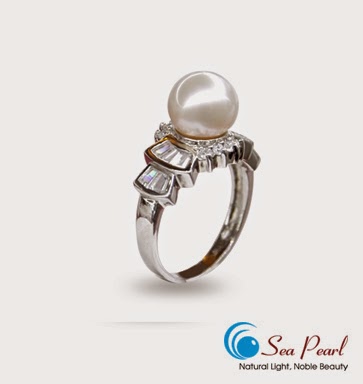 Trang sức ngọc trai cao cấp, nhẫn ngọc trai akoya N1R2