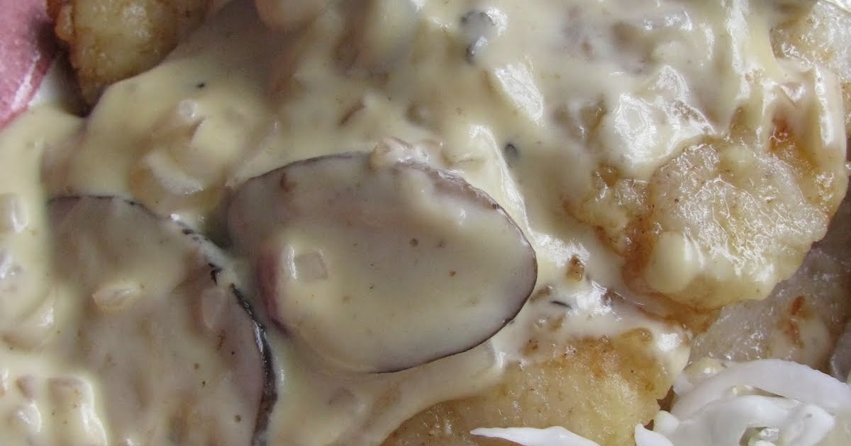 Dory Fillet With Creamy Mushroom Dijon Mustard Sauce