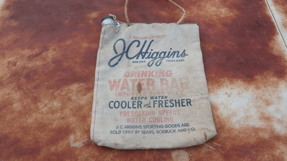 Damn Yak Dry Goods Co. Canvas Water Bags.