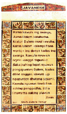 cerita-ku&hellip;.: Doa Bapa Kami dalam Bahasa Jawa