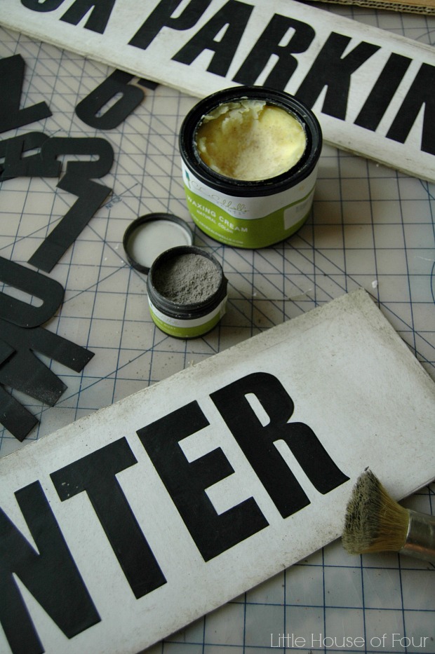 DIY Vintage Signs Made From Foam Board Little House of Four DIY