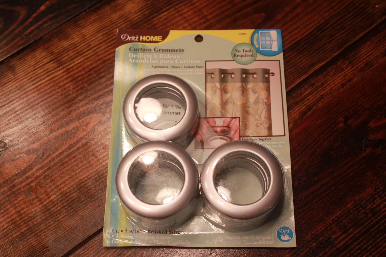 Fresh and Fancy {DIY} White Grommet Drapes