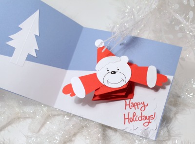 perlillapets diy a cute christmas card with polar bear
