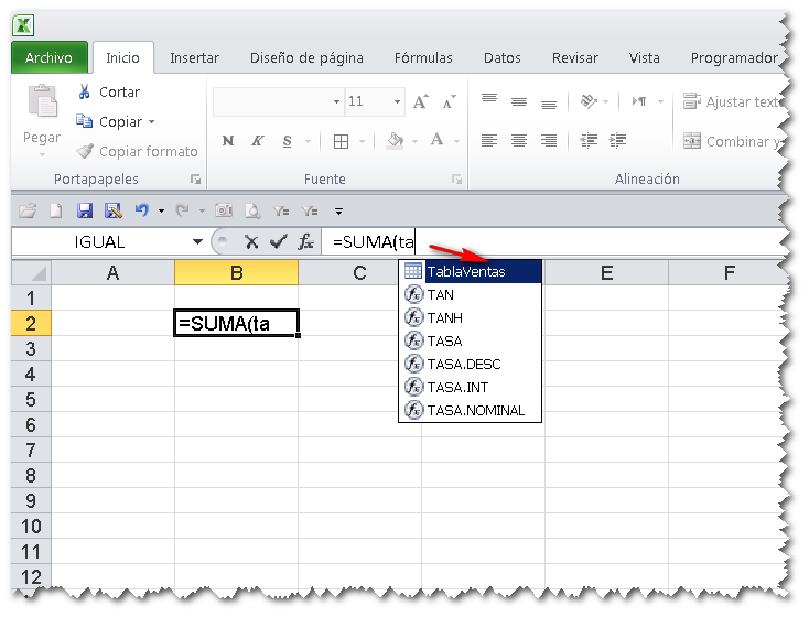 Uso de Tablas en Excel referencias estructuradas JLD Excel en
