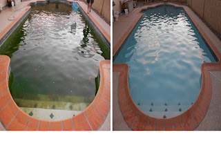 pool damaged pools clean right way