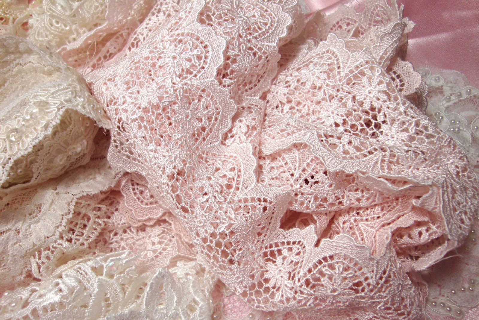 ShabbyChicJCouture Trims, Laces, Trims and more Laces......