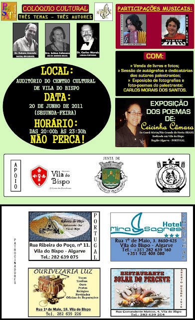 CARTAZ DO COLÓQUIO CULTURAL