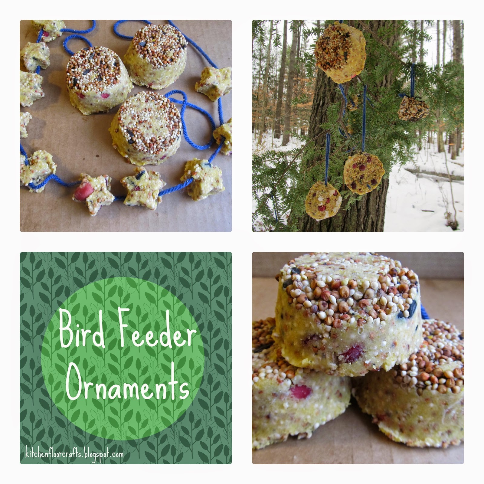 Kitchen Floor Crafts Bird Feeder Ornaments (As Inspired by The Night Tree)