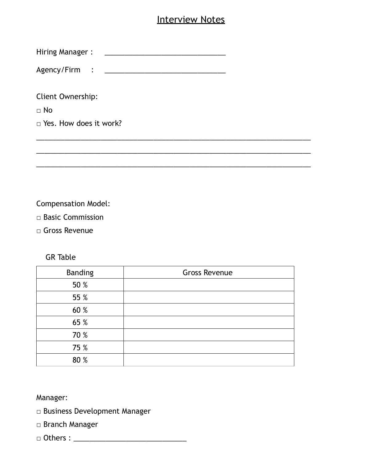 financial planner interview questions