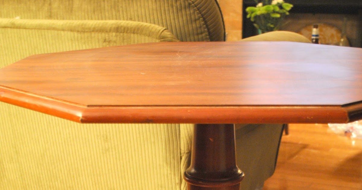 ReNew ReDo! Table Spruce Up Before And After