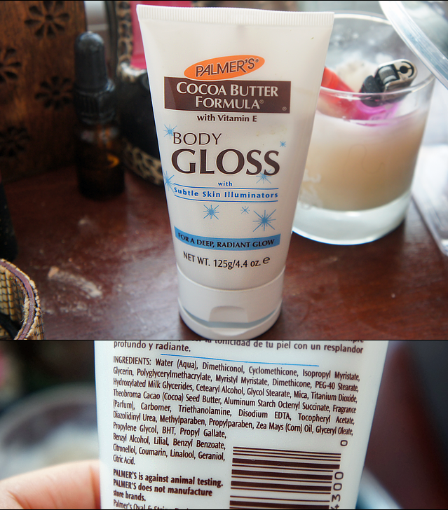 Yolanda G Palmer's Cocoa Butter Body Gloss with Subtle Skin