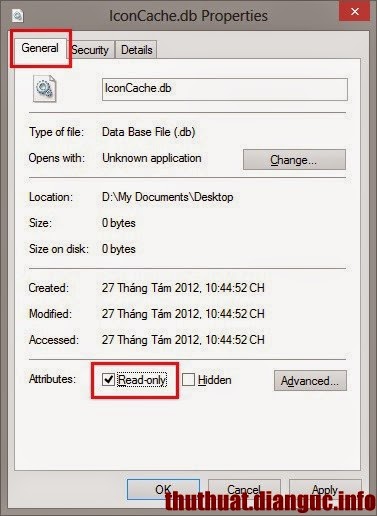 Sửa lỗi không hiển thị icon trên màn hình desktop