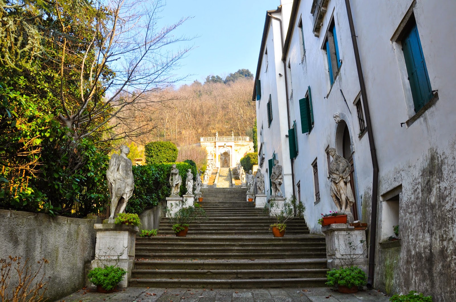 The stairs, Monselice, Colli Euganei