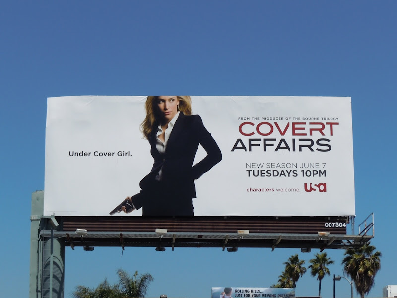 Covert Affairs season 2 TV billboard