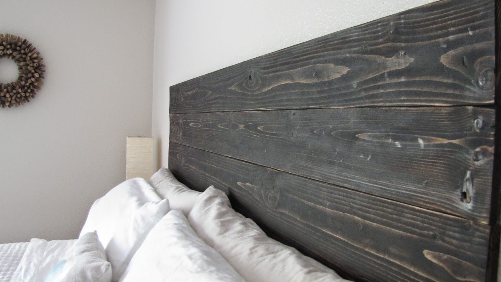 Adventures in DIY Plank Headboard