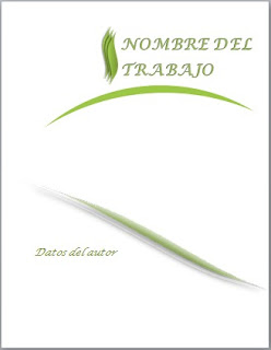 portadas para trabajos en word