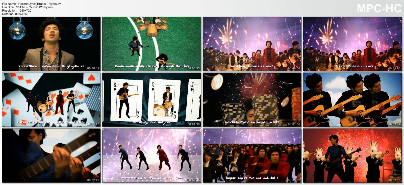 pecinta lirik musik bradio flyers opening death parade with sub download bradio flyers