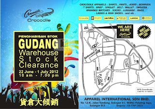 Crocodile Warehouse Stock Clearance 2012 Crocodile Warehouse Stock Clearance 2012