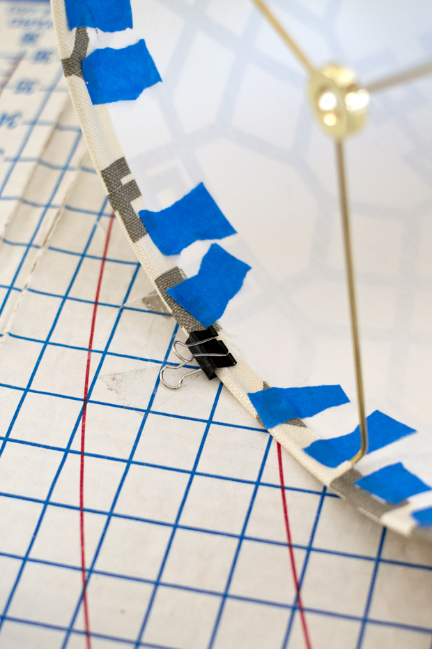 sarah m. dorsey designs Foo Dog Lamp + DIY Lampshade Kit