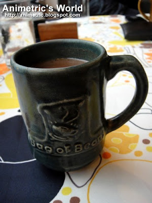 Hot Chocolate at Bag of Beans Coffee Shop, Restaurant, and Bakery