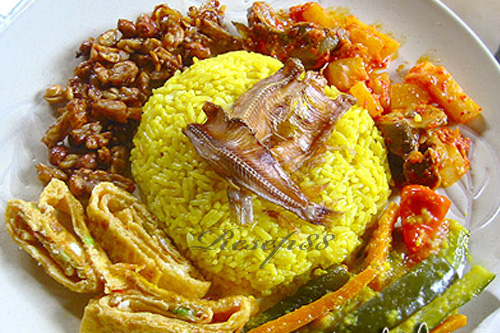 Resep Untuk Membuat Nasi Kuning Nasi Kuning