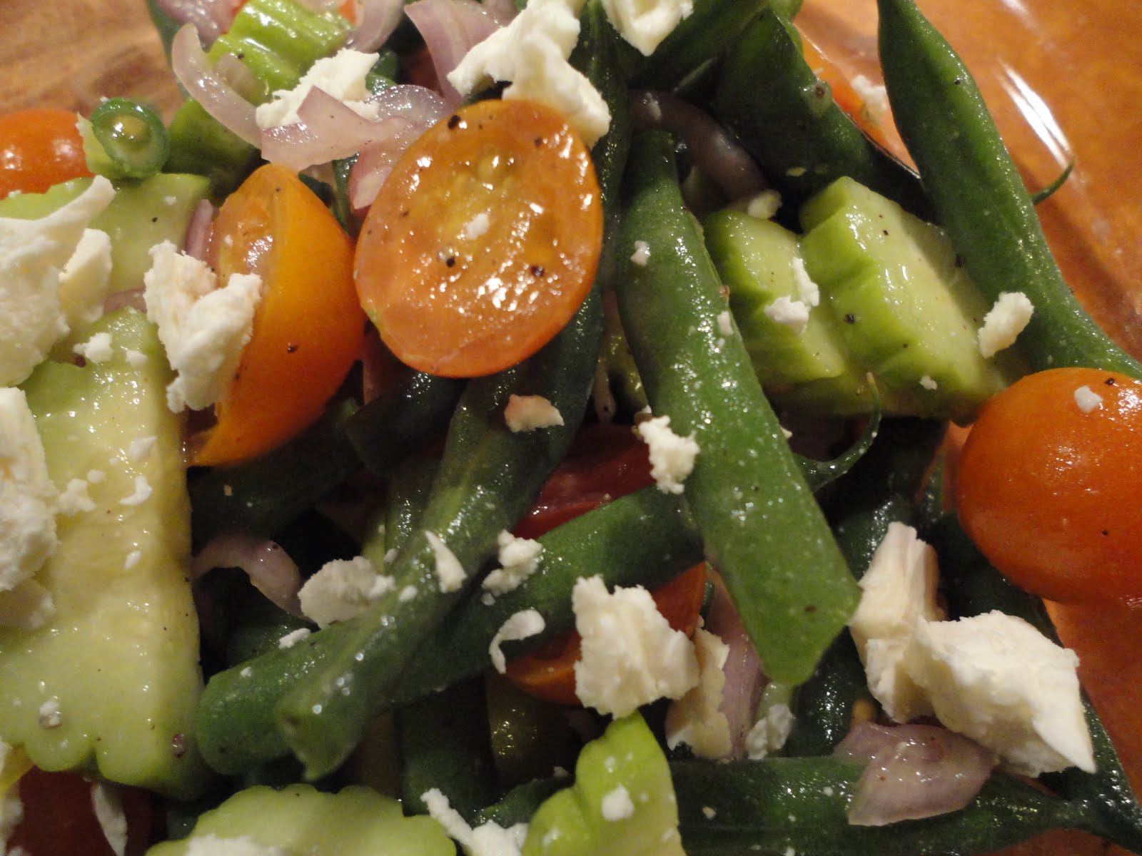 Sage Sprout Green Bean, Cherry Tomato, and Cucumber Salad
