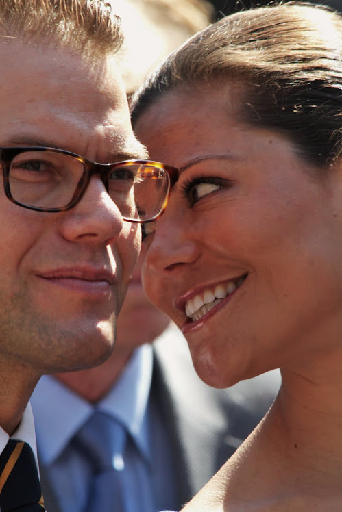 SWEDISH NATIONAL DAY 2011, AT THE PALACE- Prince Daniel with Crown Princess Victoria