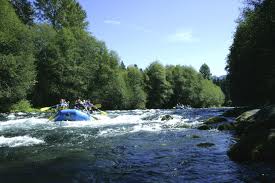 Whitewater rafting