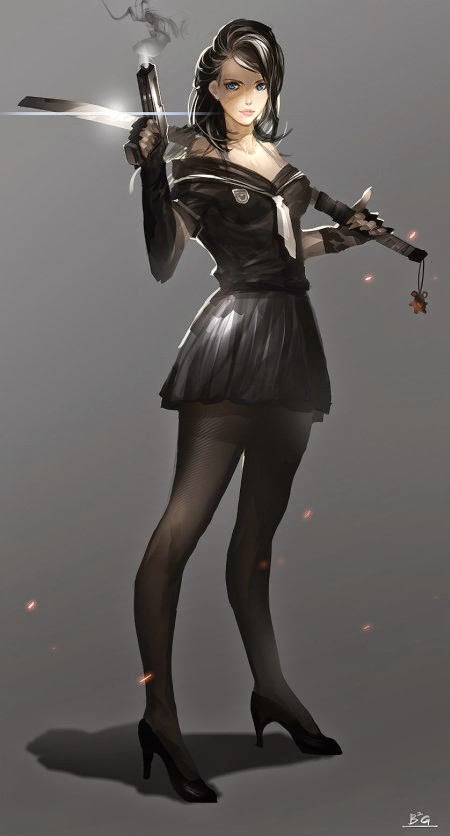 As ilustrações de fantasia e ficção científica de Gao ZhingPing Gao ZhingPing bigballgao ilustrações cenários fantasia ficção científica