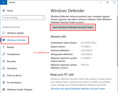 Cara Mematikan Windows Defender Sementara Saat Menginstall Aplikasi Bali Developer