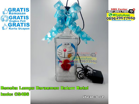 Boneka Lampu Doraemon Dalam Botol