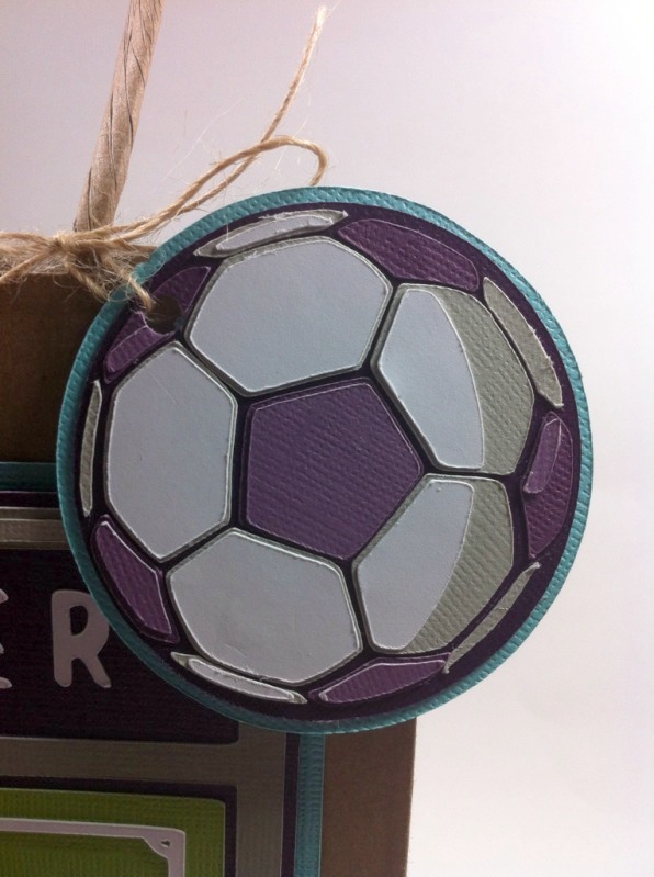 Courtney Lane Designs soccer gift bag made using the NEW Team Spirit