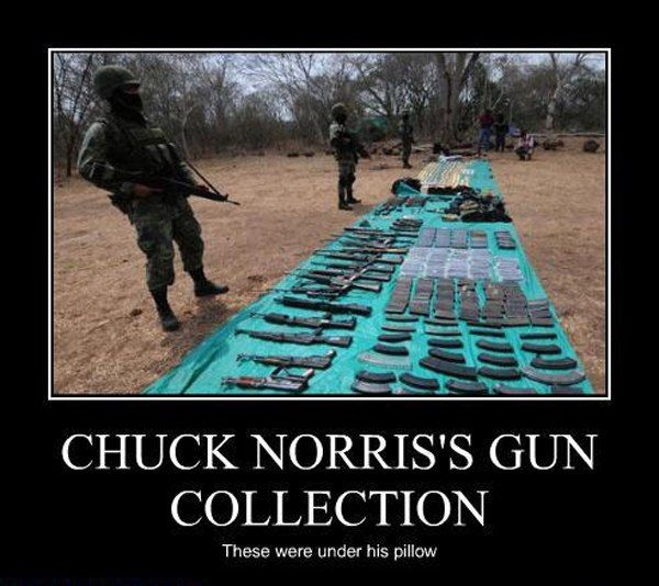 Chuck Norris's Gun Collection