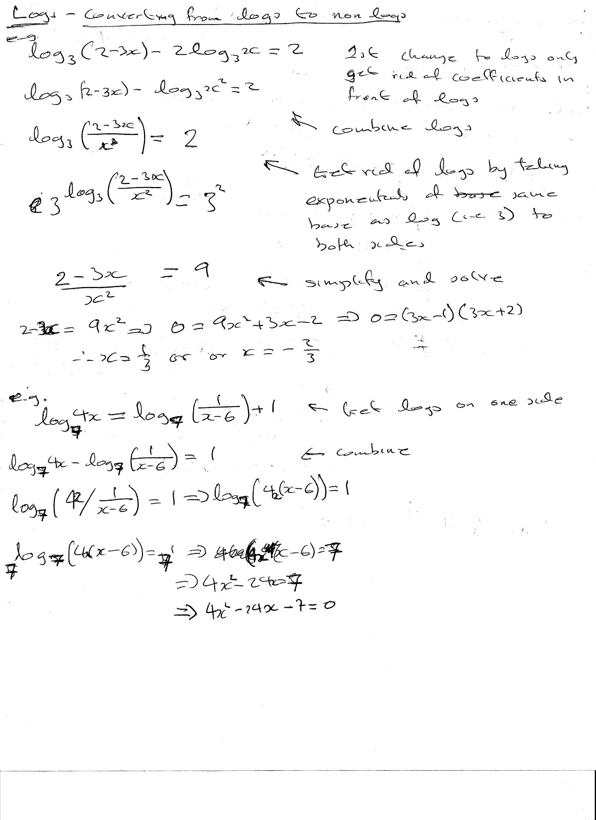 worksheet Exponential Equations Not Requiring Logarithms similiar exponential equations without solving logarithms keywords level maths notes log and equations