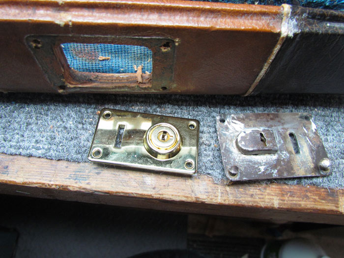 Replacing Old Guitar Case Latches Crawls Backward (When Alarmed)