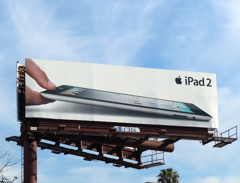 Apple iPad 2 billboard
