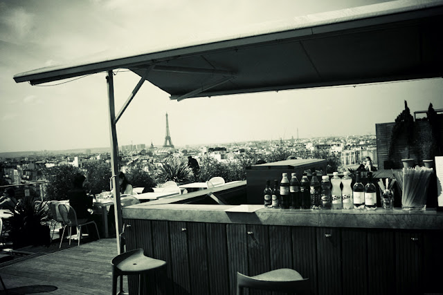 Sur les toits de Paris - Terrasse Printemps Haussmann