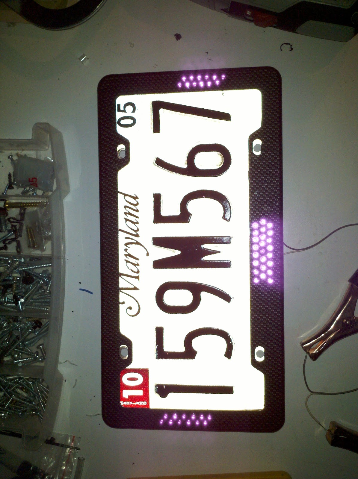 Siliconfish IR LED speed/red light license plate photo blocker