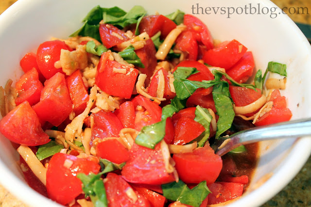 Easy Tomato-Basil Salad