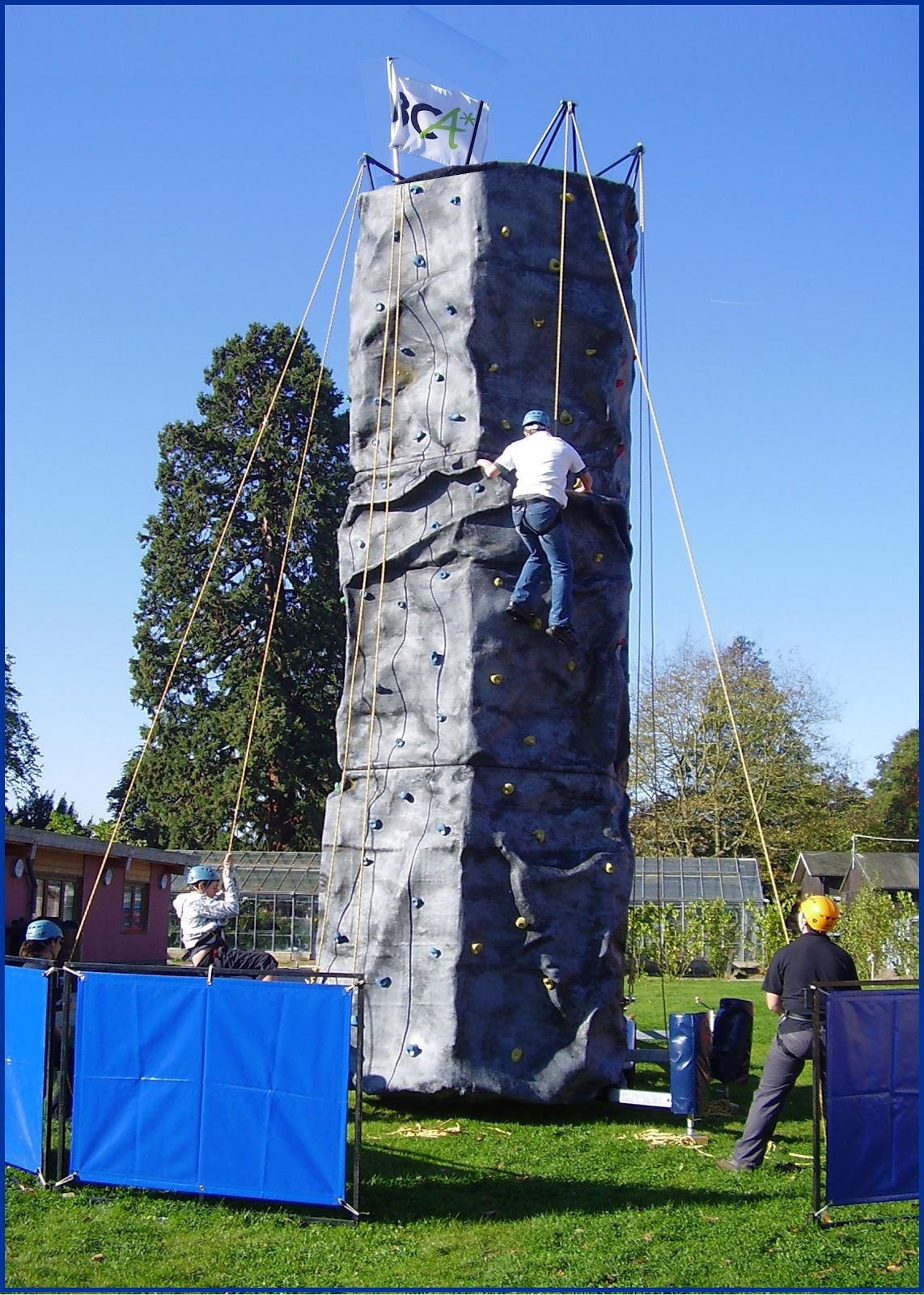 Hall Place Outdoor Education Centre Mobile Climbing Wall Hire